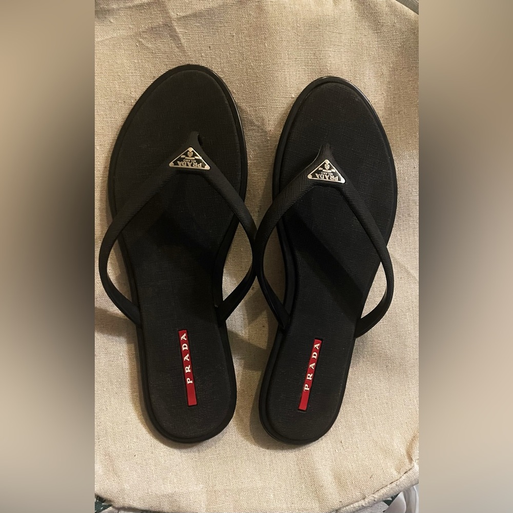 PRADA CLASSIC THONG FLIP FLOP